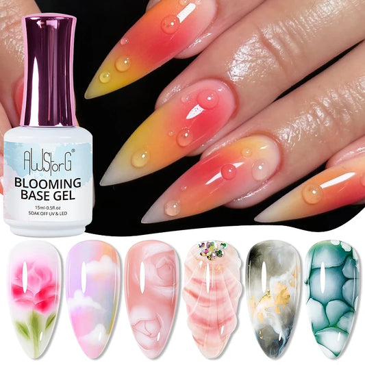 Blooming Nail Gel – Easy Flower Effect UV Gel for Nail Art