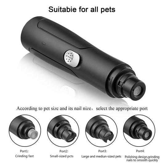 Rechargeable USB Pet Automatic Nail Grinder