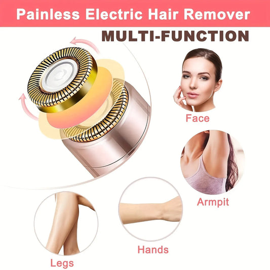 Flawless™ Painless Electric Hair Remover for Face, Underarms, Arms & Legs