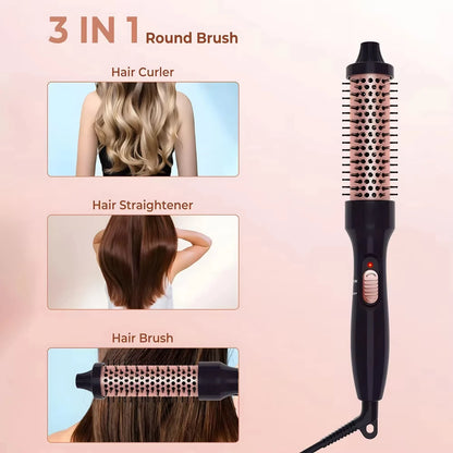 32mm Heated Curling Brush – Volumizing & Smooth Hair Styler
