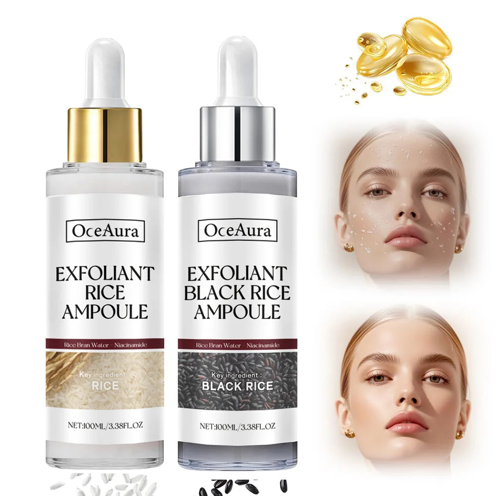 Black & White Rice Exfoliating Essence Serum