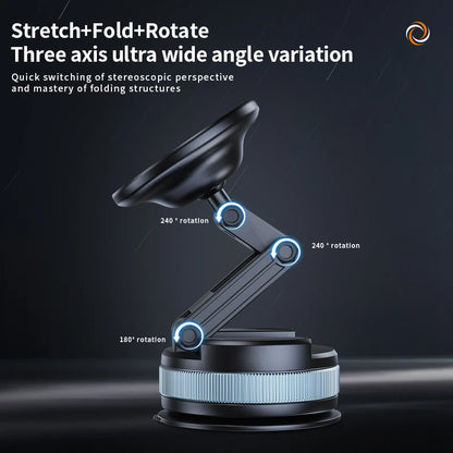 Magnetic Car Phone Holder with Strong Suction – Universal Dashboard Mount