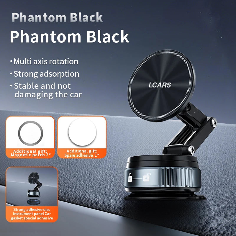 Magnetic Car Phone Holder with Strong Suction – Universal Dashboard Mount